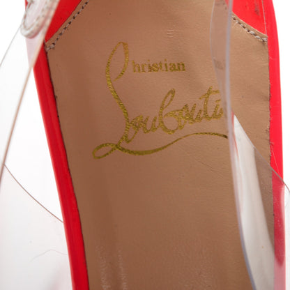 Christian Louboutin Patent PVC Un Bout Slingbacks 39 Hot Pink 7 of 7