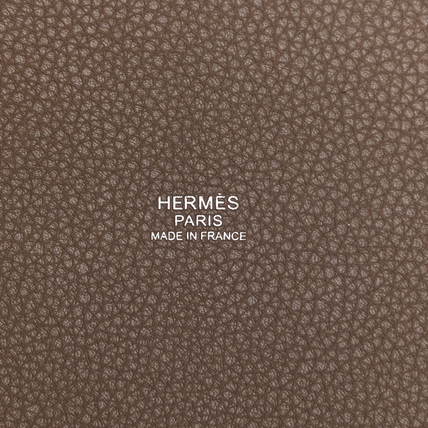 Hermes Taurillon Maurice Picotin Lock 22 MM Gris Asphalte 6 of 10