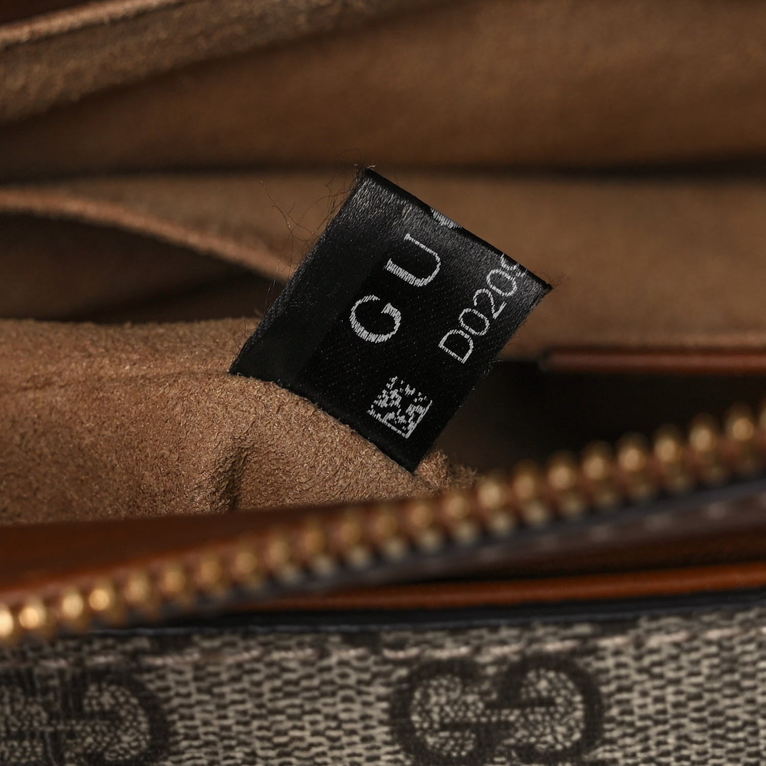 Gucci GG Supreme Monogram Mini Zip Top Tote Beige Tuscany 8 of 15