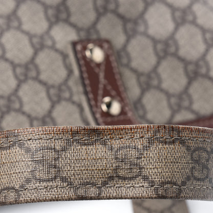 Gucci GG Plus Monogram Medium Signature Web Loop Tote Brown 14 of 15
