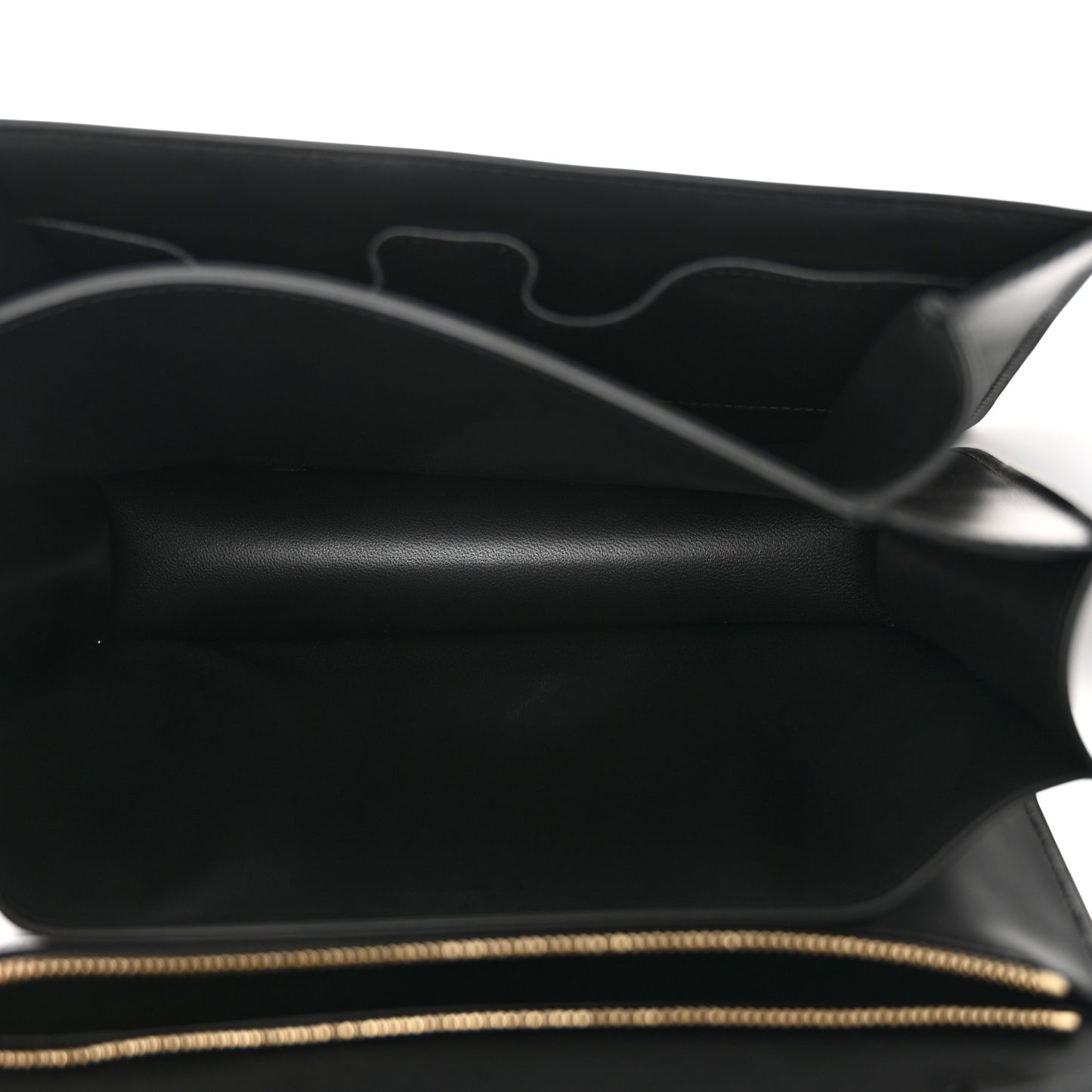 Box Calfskin Medium Classic Box Flap Bag Black