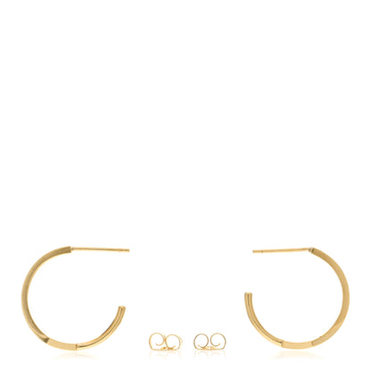Jennifer Meyer 18K Yellow Gold Wide Ellen Hoop Earrings 3 of 6