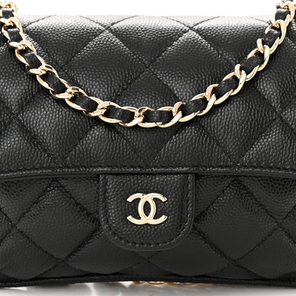 Chanel Caviar Fabric Graffiti Foldable Tote Bag With Chain Black Multicolor 13 of 18
