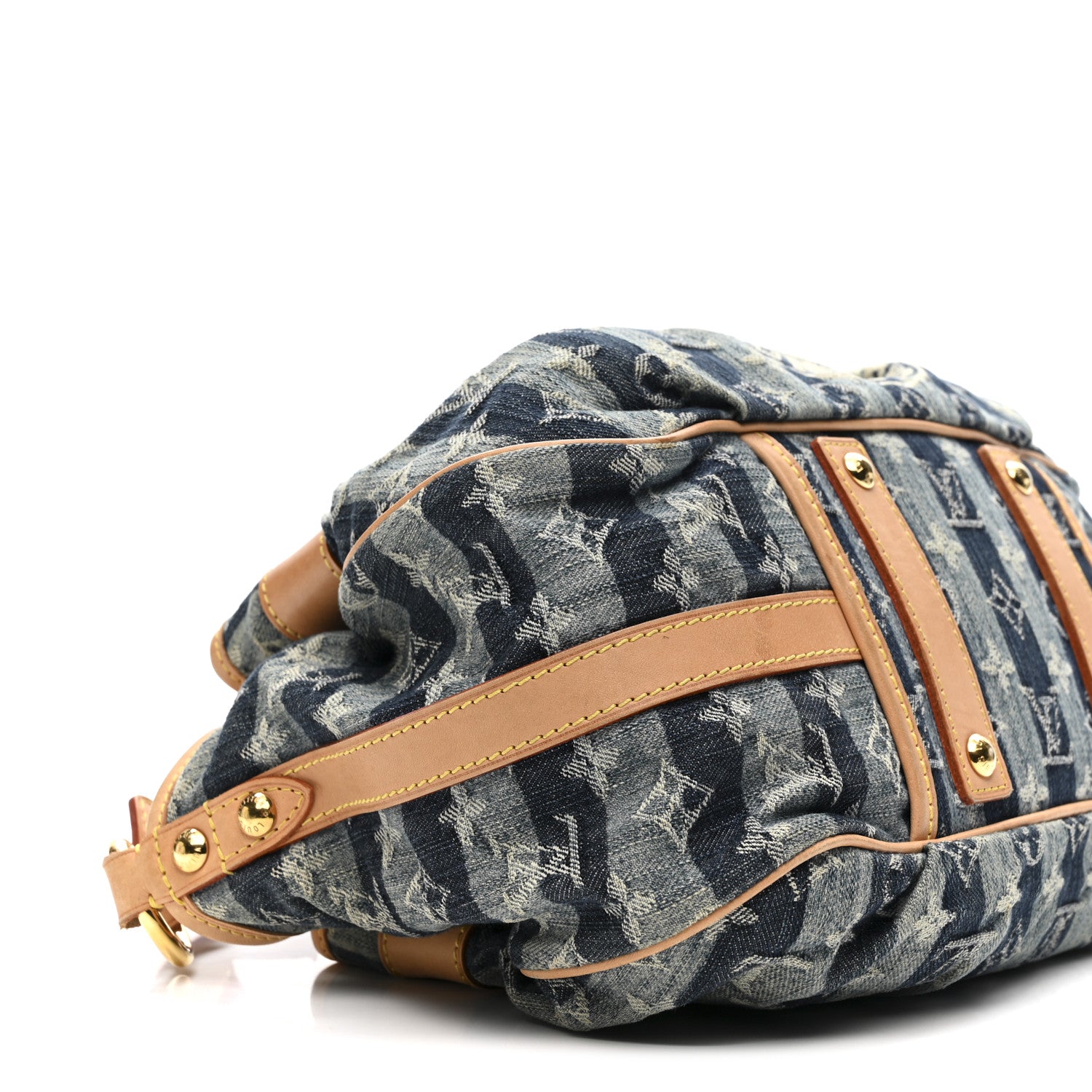 Louis Vuitton Denim Raye Porte Epaule MM 11 of 21