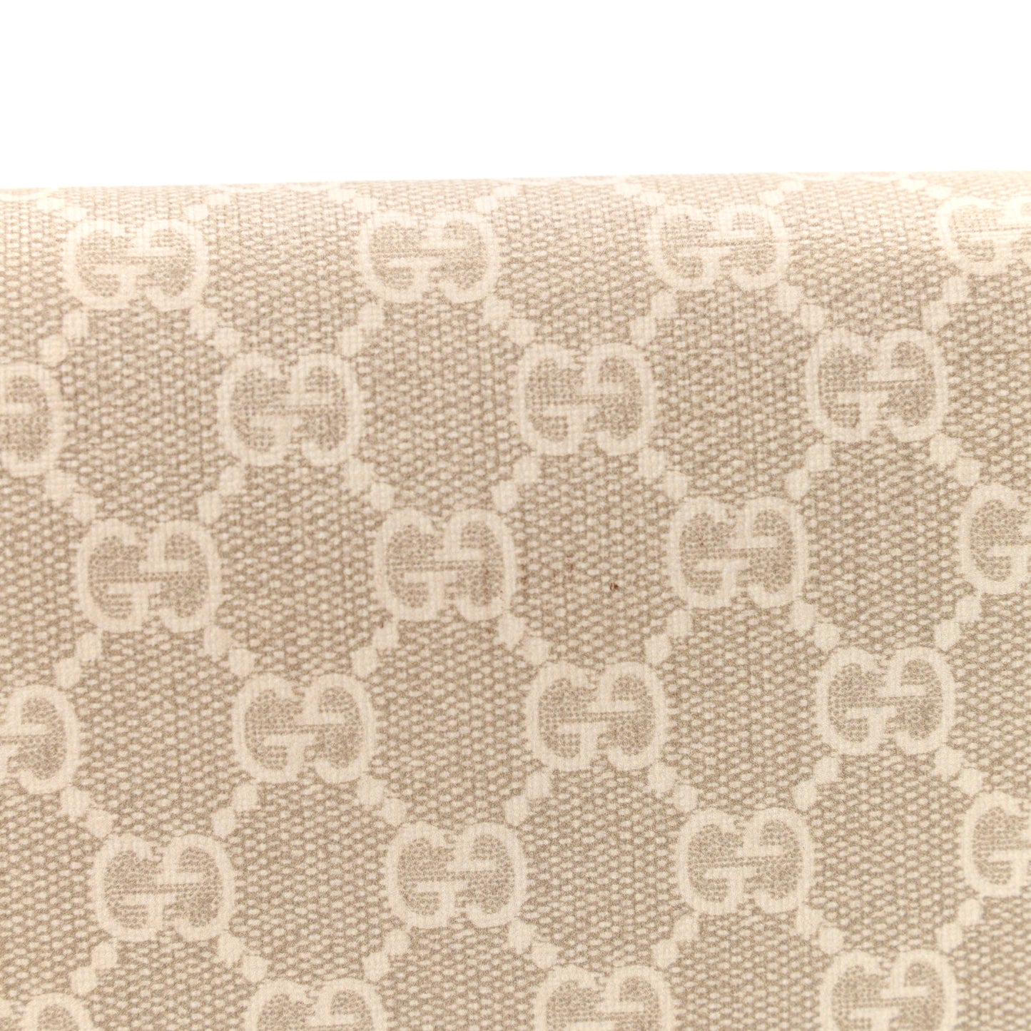GG Supreme Monogram Textured Dollar Calfskin Super Mini Dionysus Shoulder Bag Beige Mystic White Oatmeal