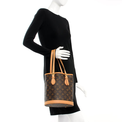 Louis Vuitton Monogram Petit Bucket 23 2 of 7