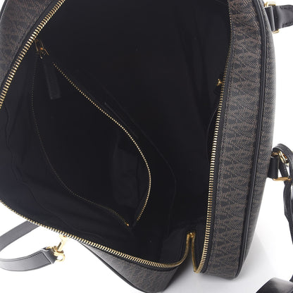 Saint Laurent Toile Classic Monogram Rodeo Briefcase Black 5 of 7
