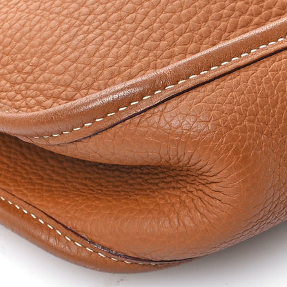 Hermes Taurillon Clemence Evelyne PM Gold 8 of 10