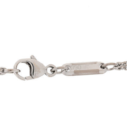 Chopard 18K White Gold Diamond Happy Spirit Three-Ring Pendant Necklace 6 of 8