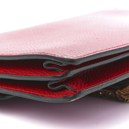 Gucci Dollar Calfskin Swarovski Crystal Small Dionysus Shoulder Bag Hibiscus Red 12 of 13