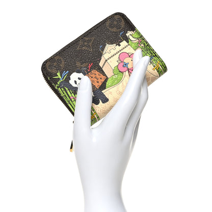 Louis Vuitton Monogram 2021 Christmas China Animation Zippy Coin Purse Myosotis Blue 2 of 8