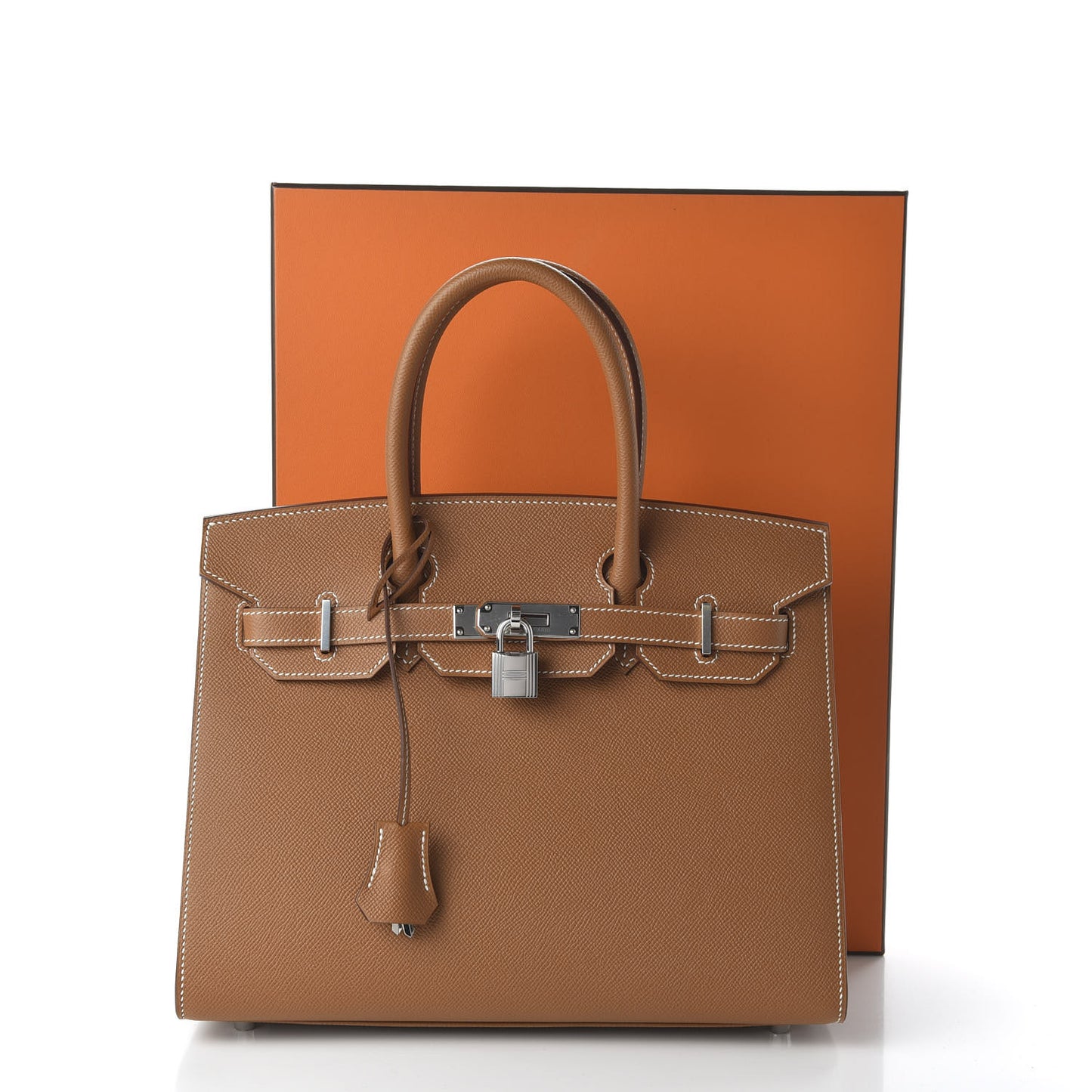 Madame Calfskin Birkin Sellier 30 Gold
