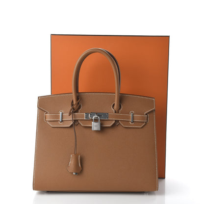 Hermes Madame Calfskin Birkin Sellier 30 Gold 11 of 11