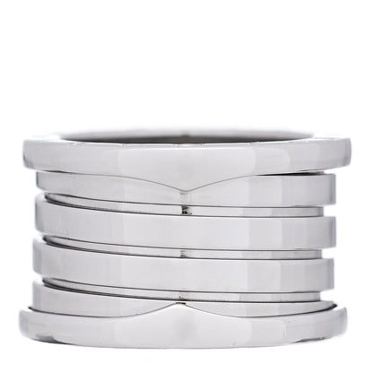 Bulgari 18K White Gold B.Zero1 Four-Band Ring 51 5.75 1 of 8