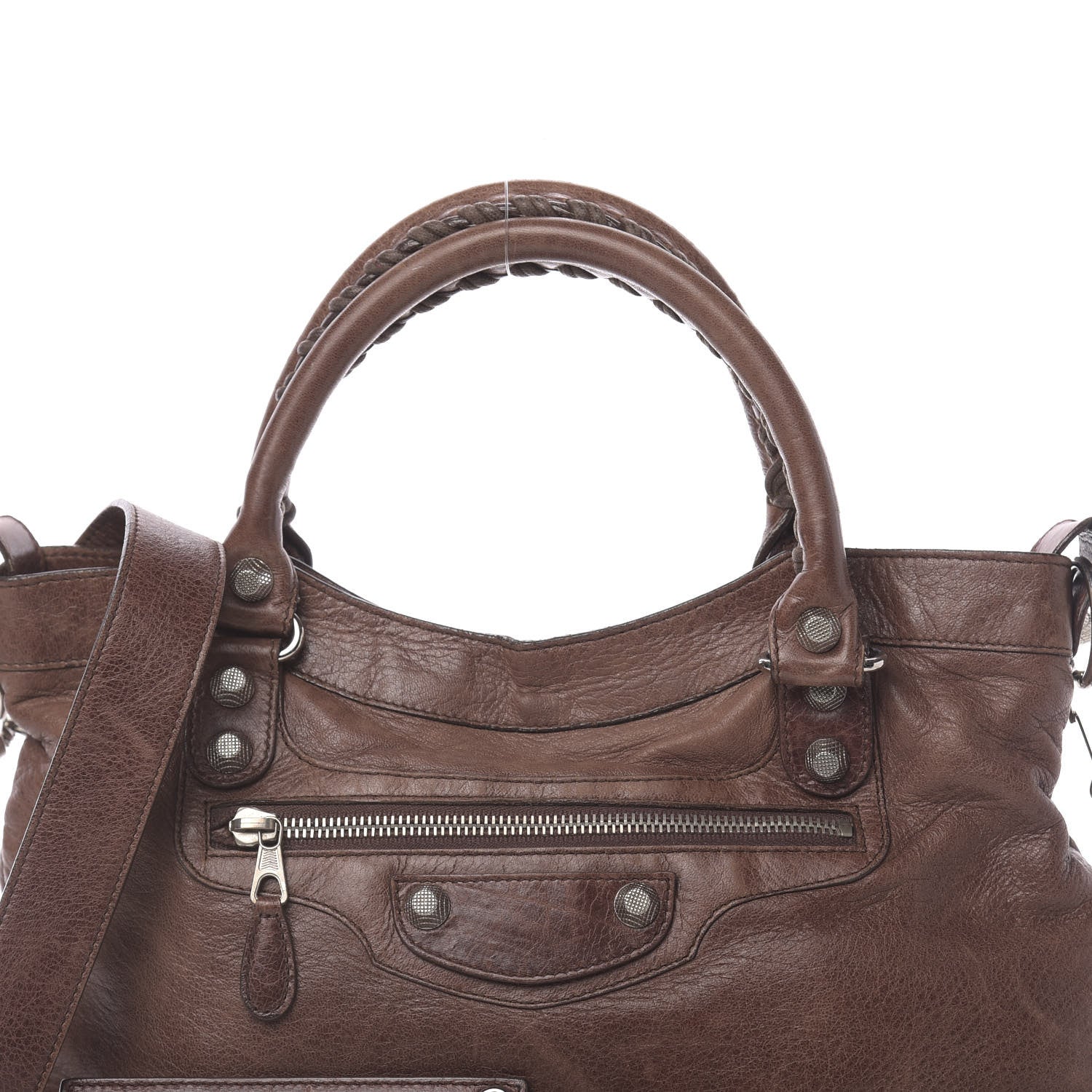 Balenciaga Agneau Giant 12 Silver Hardware Town Castagna 18 of 18