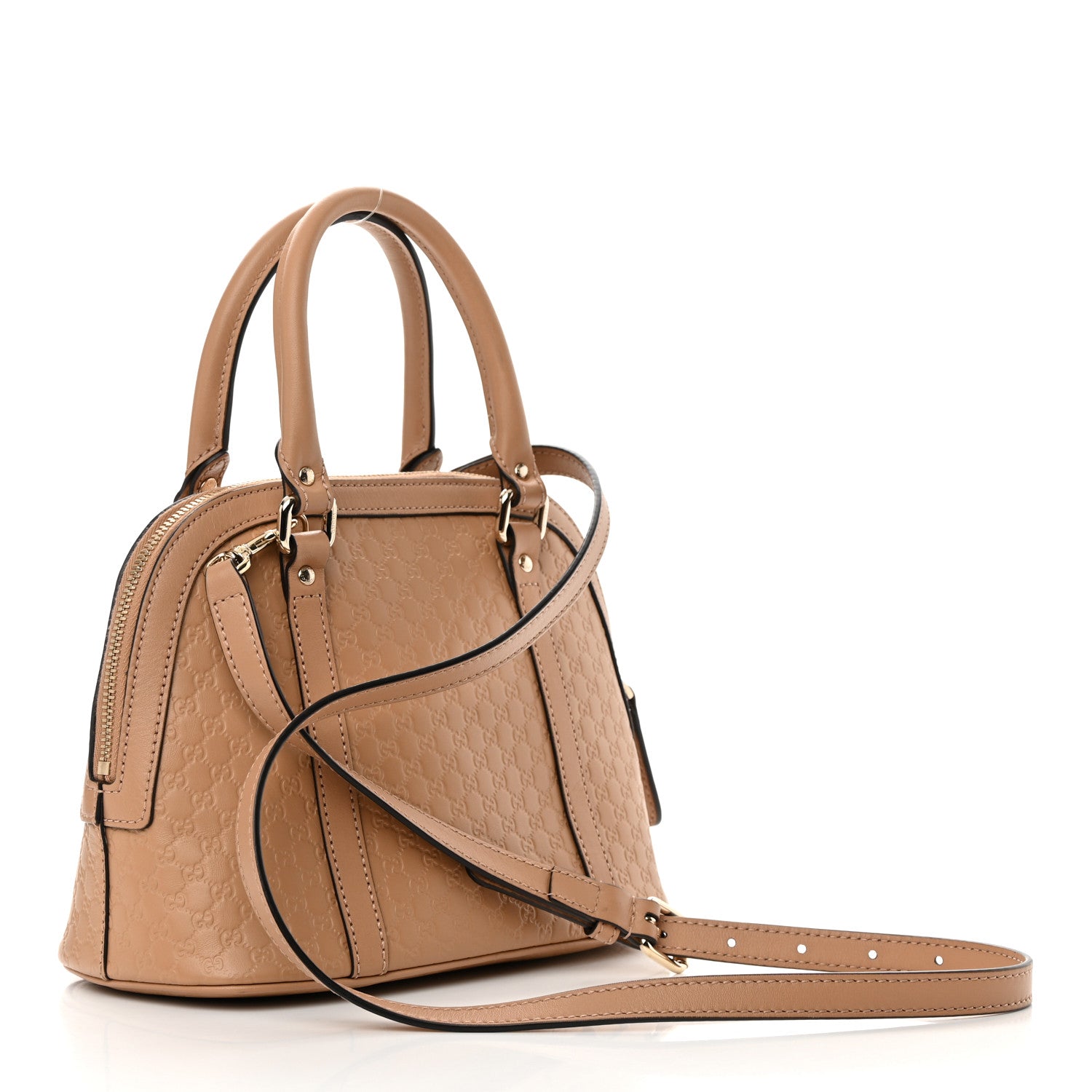 Gucci Soft Microguccissima Mini Dome Bag Camelia 3 of 13
