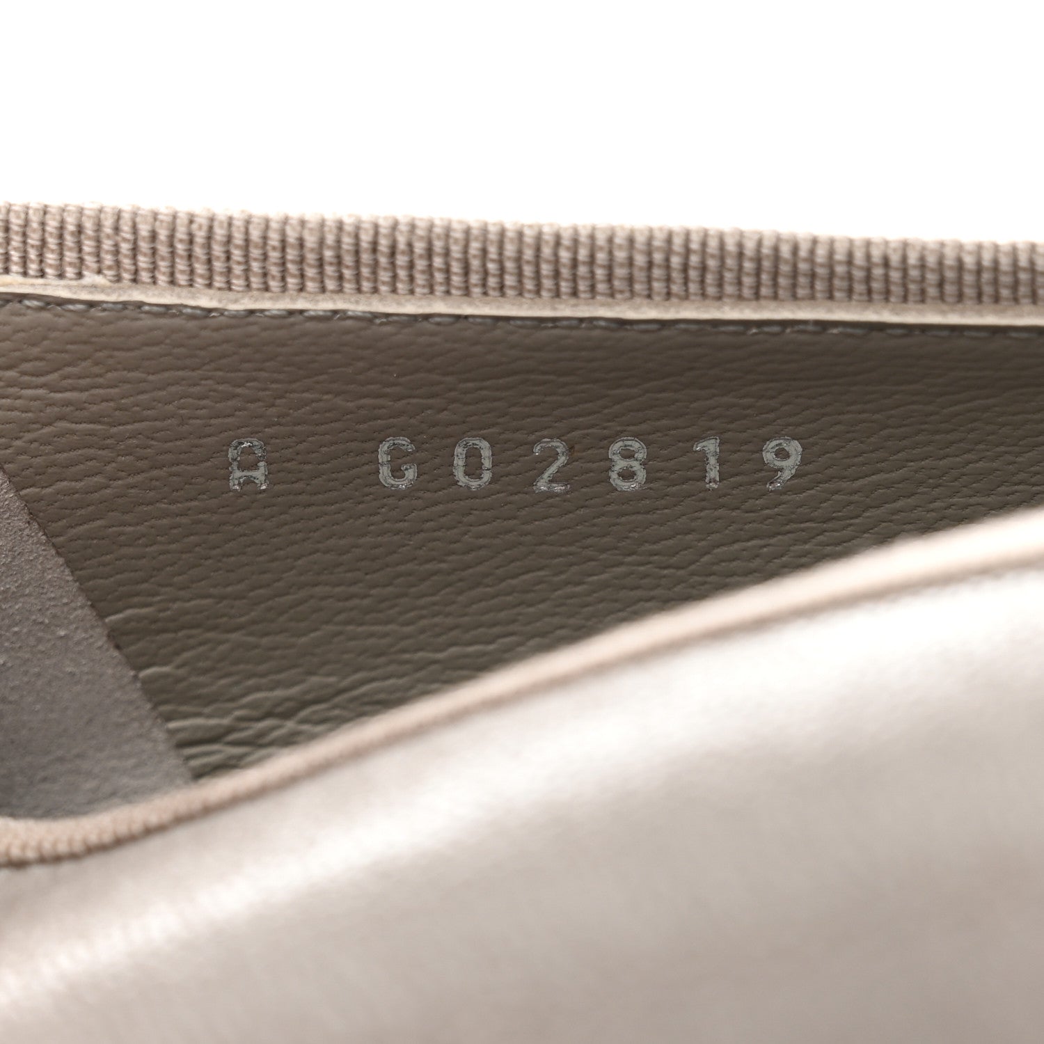 Chanel Caviar CC Cap Toe Ballerina Flats 35 Grey 8 of 9