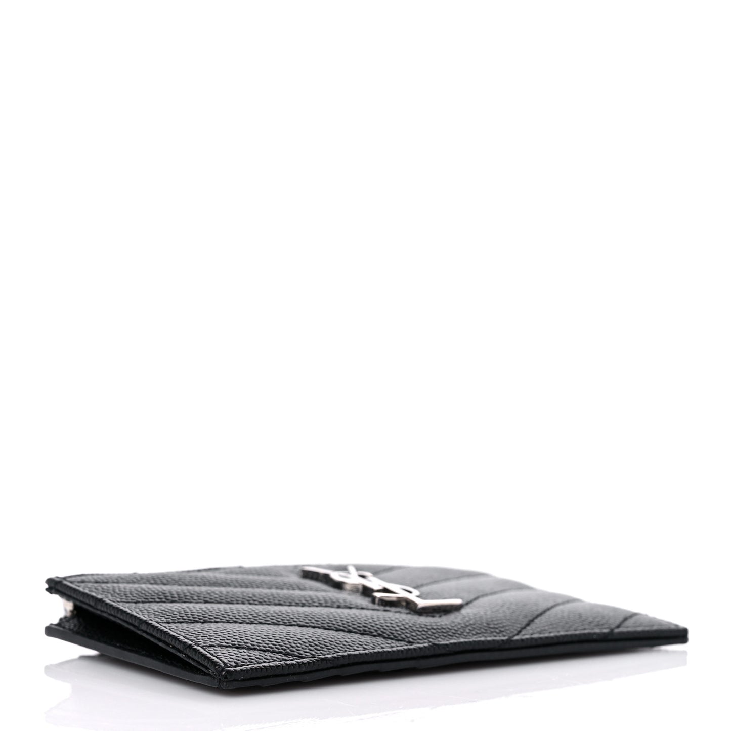 Monogram Grain de Poudre 5 Fragments Zip Pouch Card Holder Black