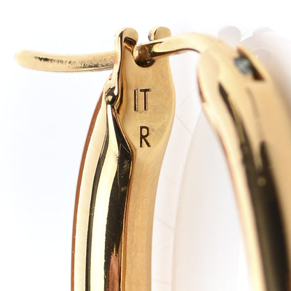 Louis Vuitton Metal Fall In Love Hoop Earrings GM Gold 4 of 6