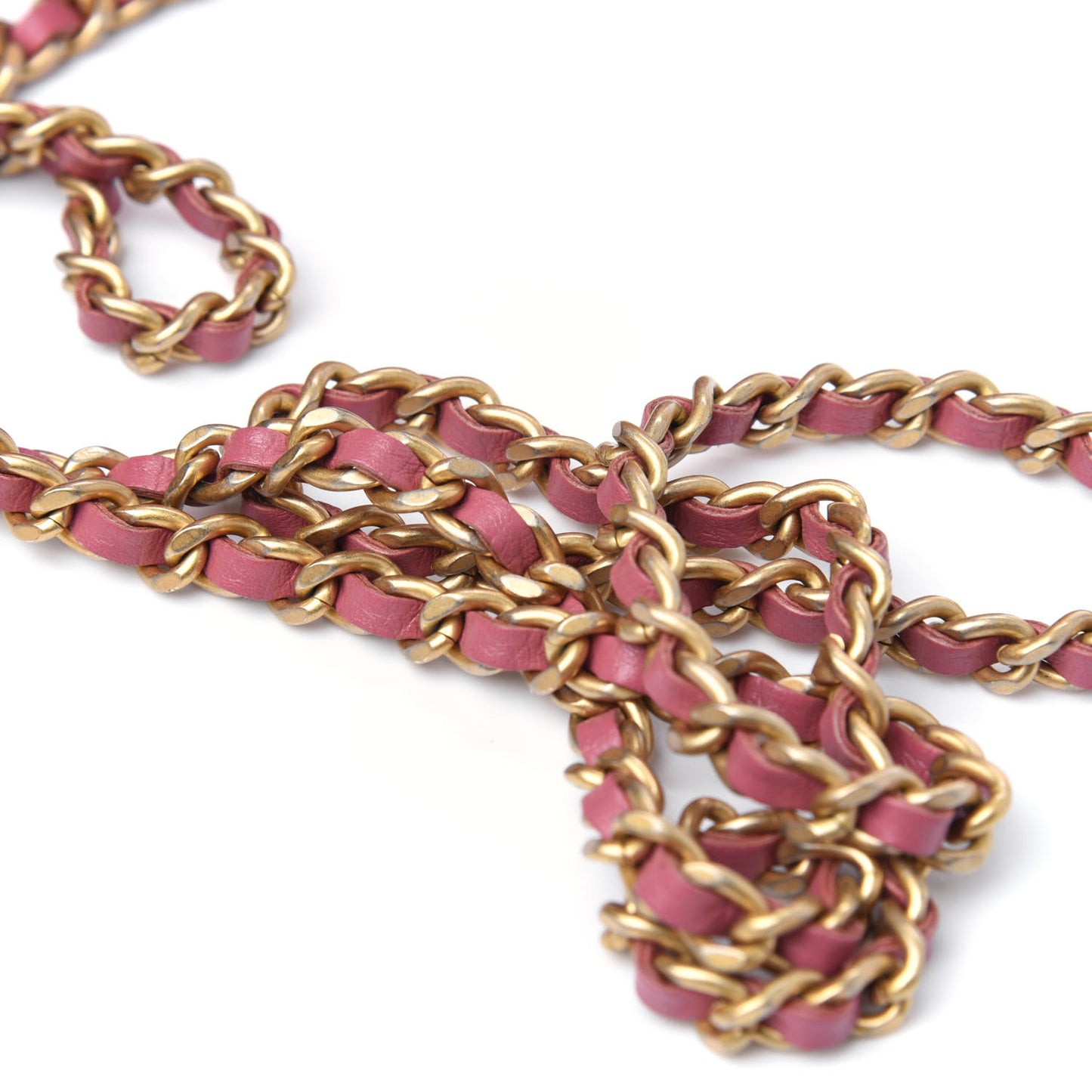 Caviar Quilted CC Filigree Wallet On Chain WOC Pink