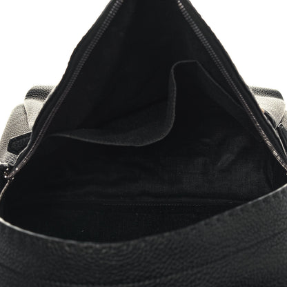 Fendi Cuoio Romano Selleria Crocodile Monster Eyes Backpack Black Girasole 4 of 12