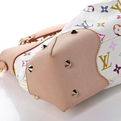 Louis Vuitton Monogram Multicolor Judy MM White 9 of 10