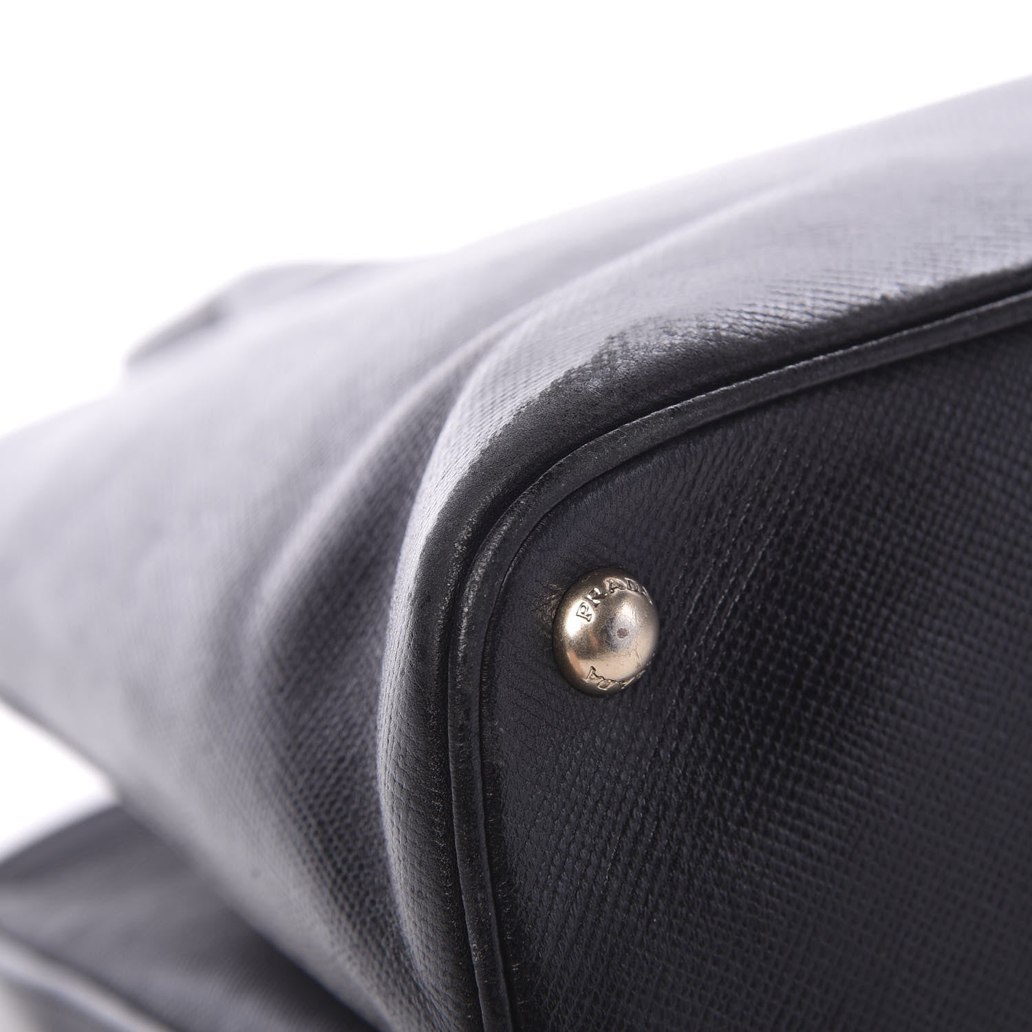 Prada Saffiano Cuir Open Promenade Tote Black 14 of 21