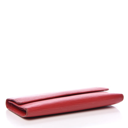 Louis Vuitton Epi Porte Tresor International Wallet Rouge 4 of 15