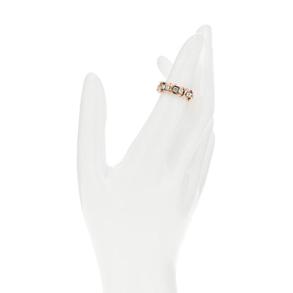 Tiffany 18K Rose Gold Platinum Diamond Schlumberger Sixteen Stone Ring 48 4.5 2 of 7