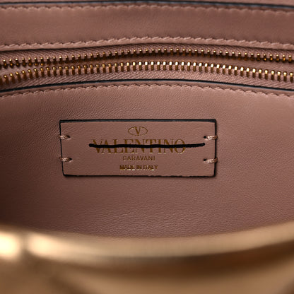 Valentino Garavani Nappa Medium Roman Stud Shoulder Bag Antique Brass 6 of 13