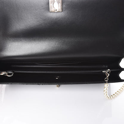 Chanel Lambskin Quilted Fantasy Pearls Evening Flap Black 5 of 8