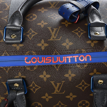 Louis Vuitton Monogram Taiga Outdoor Keepall Bandouliere 55 7 of 10