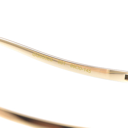 Gucci Rimless Sunglasses GG0352S Gold 5 of 7