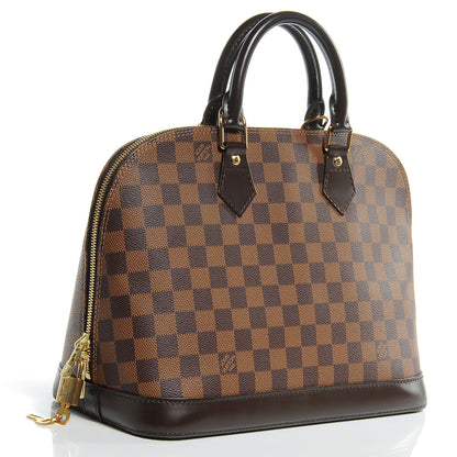 Louis Vuitton Damier Ebene Alma PM 3 of 8