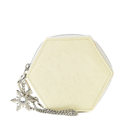 Louis Vuitton Vernis Porte-Monnaie Flocon MM Perle 1 of 11