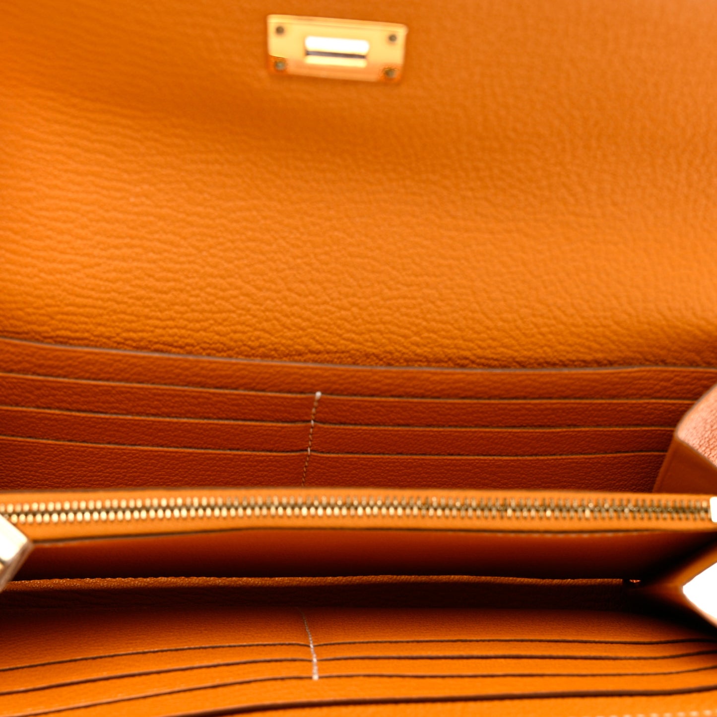 Chevre Mysore Kelly Longue Wallet Moutarde