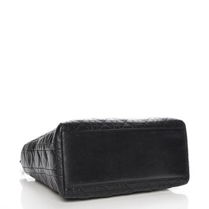 Christian Dior Lambskin Cannage Medium Lady Dior Black 5 of 8