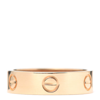 Cartier 18K Yellow Gold 5.5mm LOVE Ring 58 8.25 1 of 5