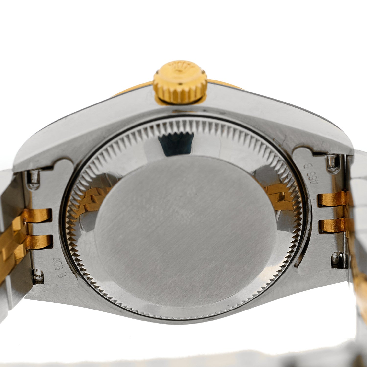 Rolex Stainless Steel 18K Yellow Gold 26mm Oyster Perpetual Datejust Watch Champagne Roman 69173 4 of 4