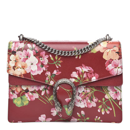 Gucci Calfskin Blooms Print Medium Dionysus Shoulder Bag Romantic Cherry Multicolor 1 of 10