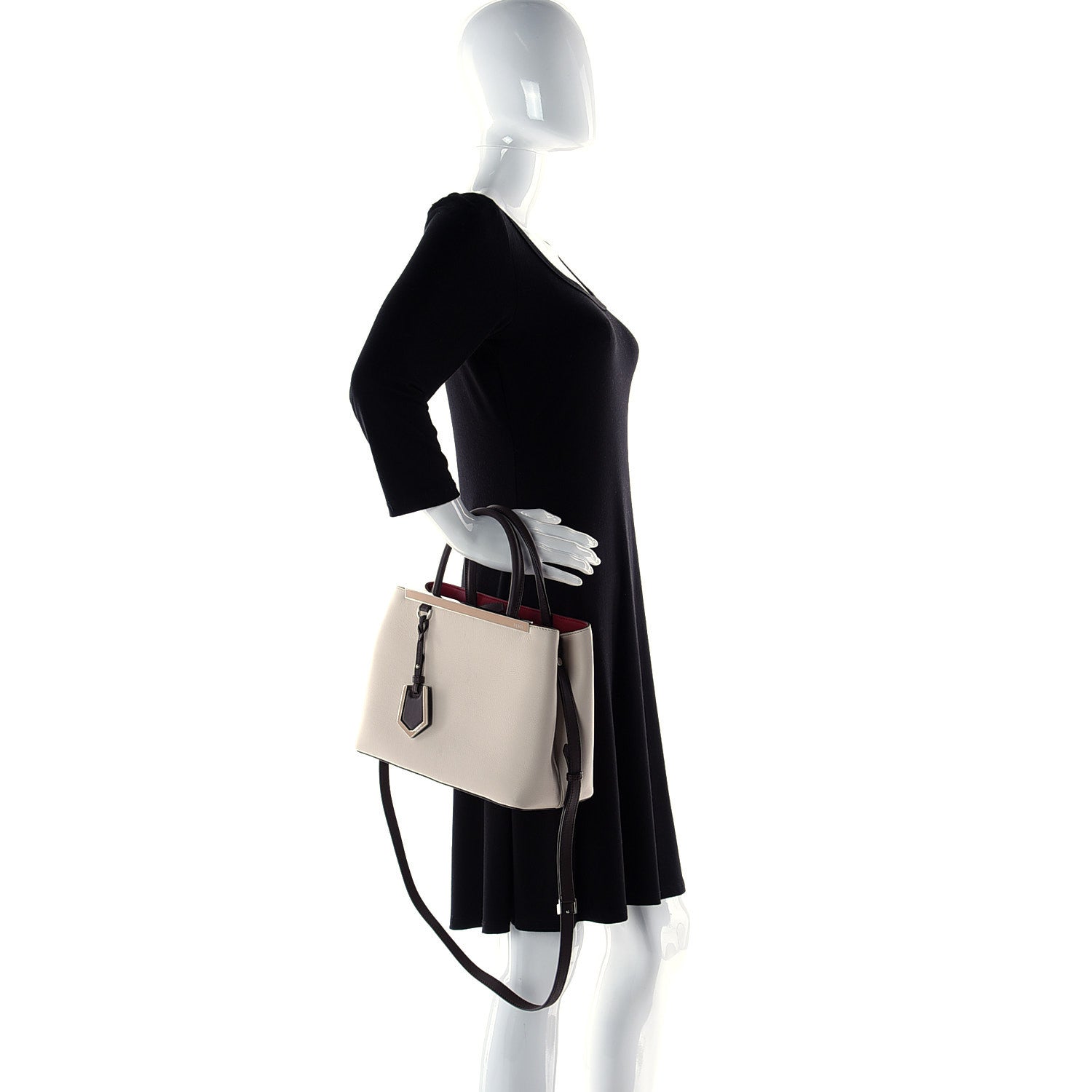Fendi Calfskin Petite 2Jours Tote 6 of 13