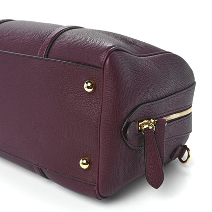 Burberry Derby Calfskin Medium Alchester Bowling Bag Mahogany Red 12 of 12