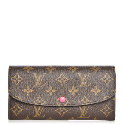 Louis Vuitton Monogram Emilie Wallet Hot Pink 1 of 7