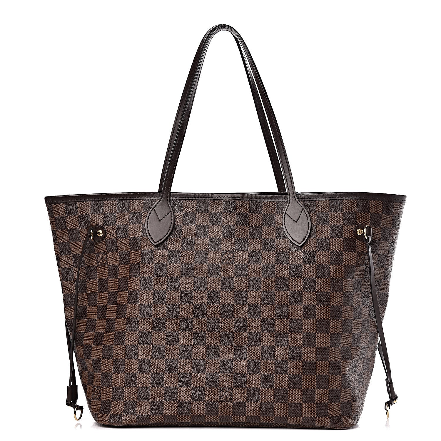 Louis Vuitton Damier Ebene Neo Neverfull MM Rose Ballerine 1 of 13
