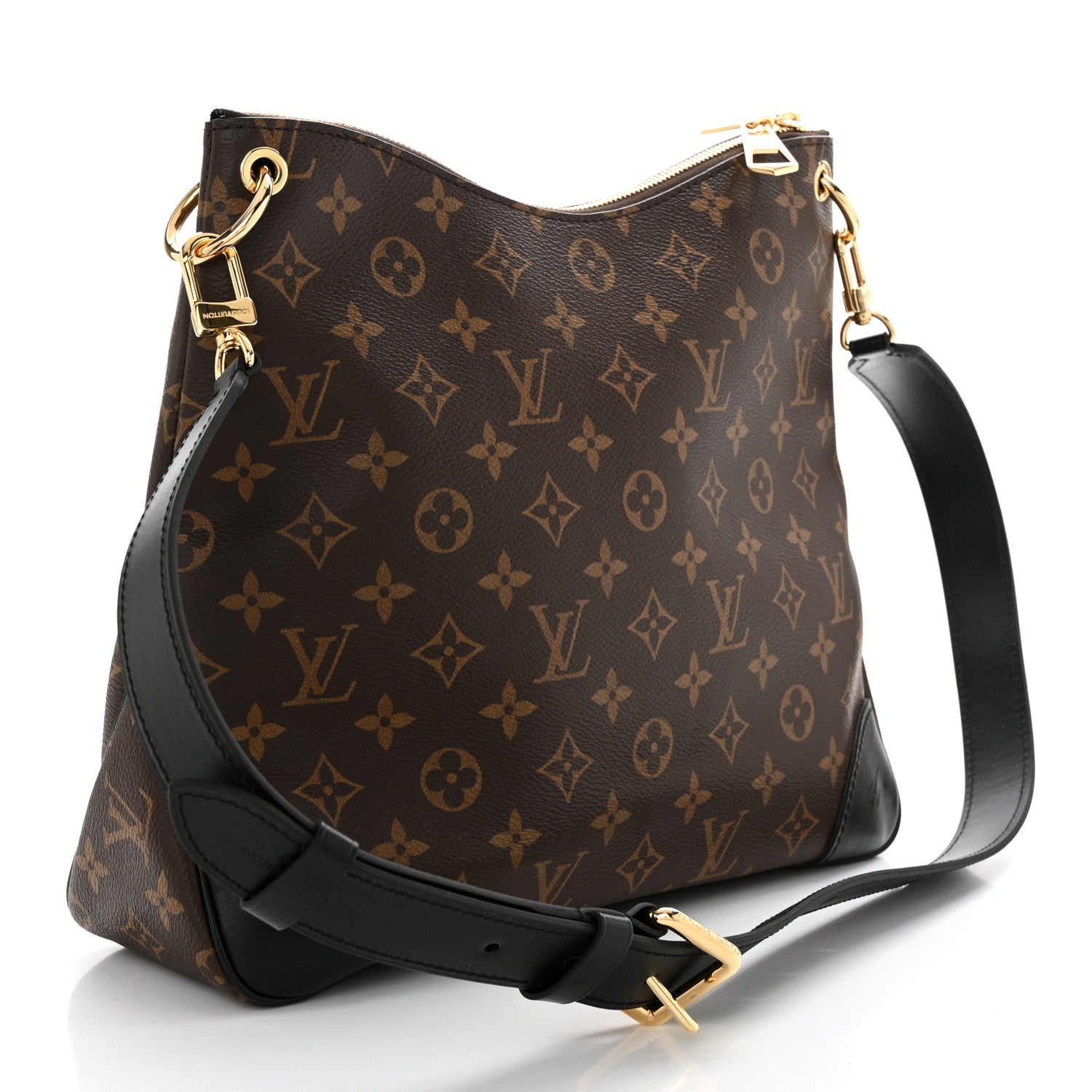 Louis Vuitton Monogram Odeon MM Black 3 of 9