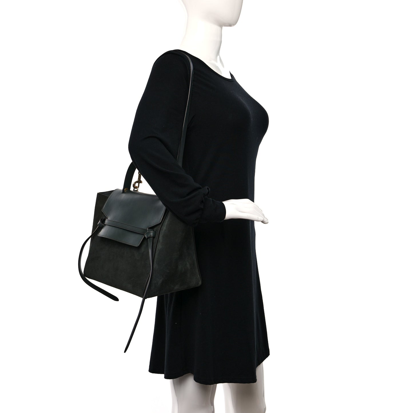 Suede Calfskin Mini Belt Bag Amazone