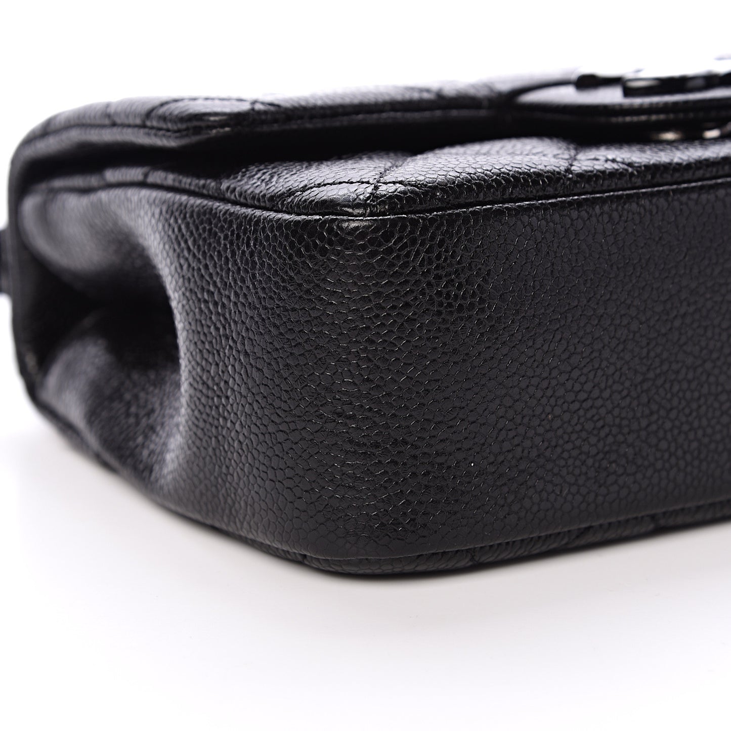 Caviar Quilted Incognito Mini Square Flap Black