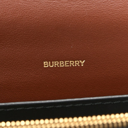 Burberry E-Canvas Monogram Stripe Hackberry Crossbody Bag Bridle Brown 6 of 12
