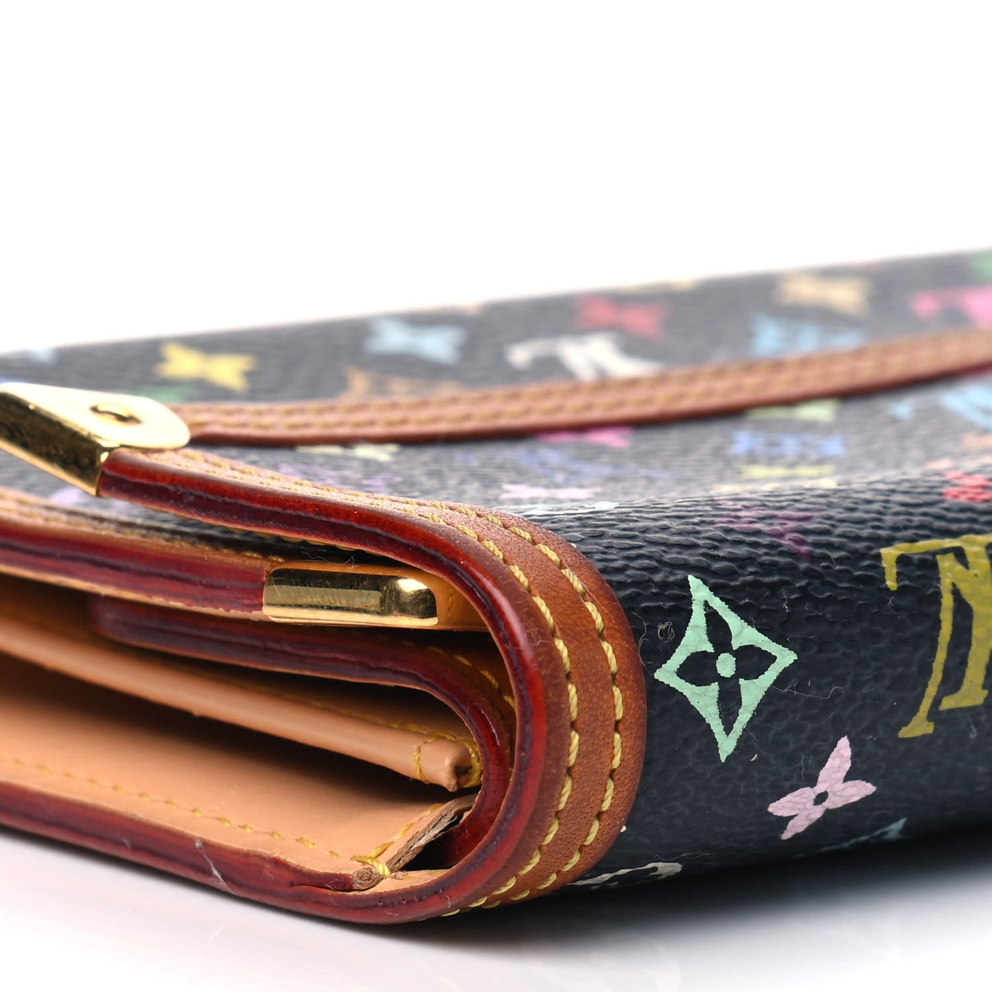 Monogram Multicolor Porte Tresor International Wallet Black