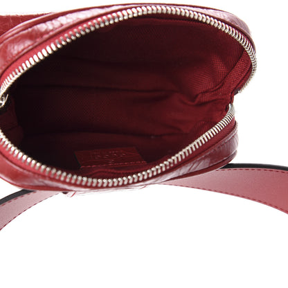 Gucci Cracked Calfskin Morpheus Belt 70 28 Bag Red 5 of 11